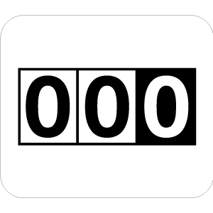 Début de mille mesuré