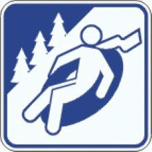 Glissade sur chambre à air