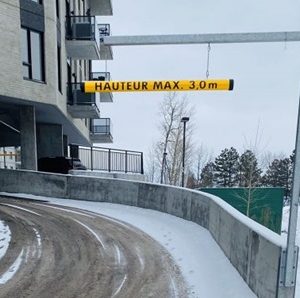 Balise hauteur libre 6'