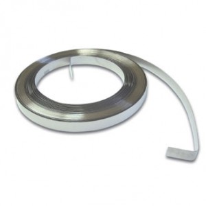 Courroie en acier inoxydable de 0,5" x 0,030" x 100 pi