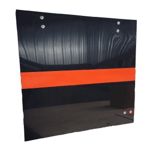 Cache-panneau temporaire de Travaux 1200 x 1200 mm  ( forme carrée )