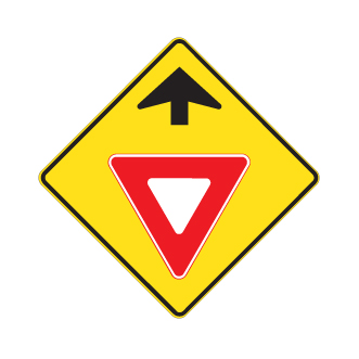 Signal avancé de cédez le passage