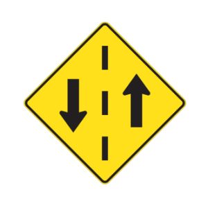 Signal avancé de circulation dans les deux sens