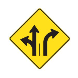 Signal avancé de direction des voies