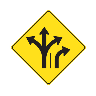 Signal avancé de direction des voies