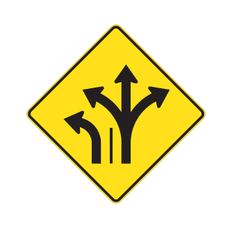 Signal avancé de direction des voies