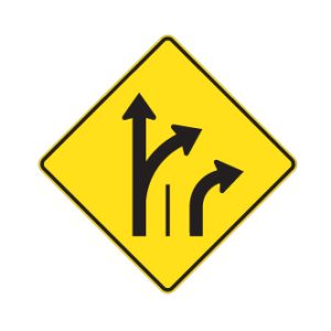 Signal avancé de direction des voies