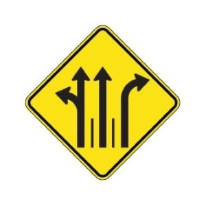 Signal avancé de direction des voies