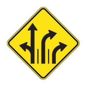 Signal avancé de direction des voies