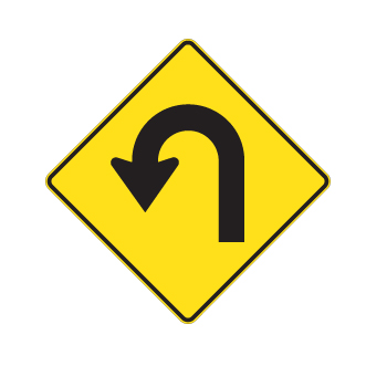 Virage à gauche, 180°