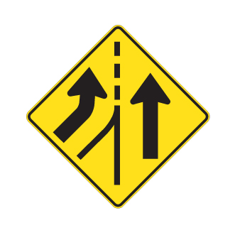 Voies parallèles avec entrée à gauche