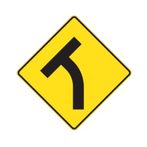 Intersection en T dans une courbe