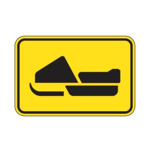 Panonceau de motoneige