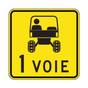 Une voie pour autoquad