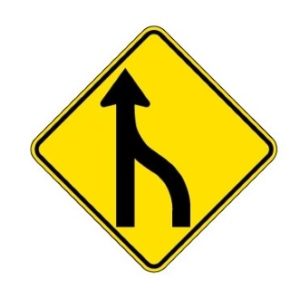 Perte de voie à droite sur route à deux voies