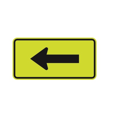 Flèche de direction à gauche