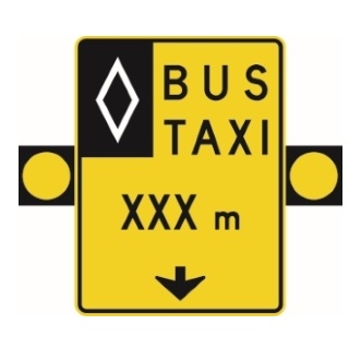 Signal avancé de voies réservées