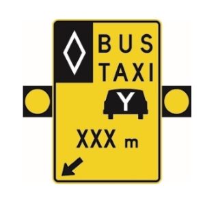 Signal avancé de voies réservées