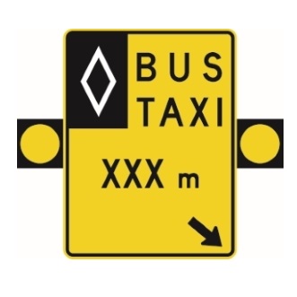 Signal avancé de voies réservées