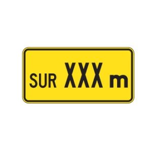 Panonceau d'étendue