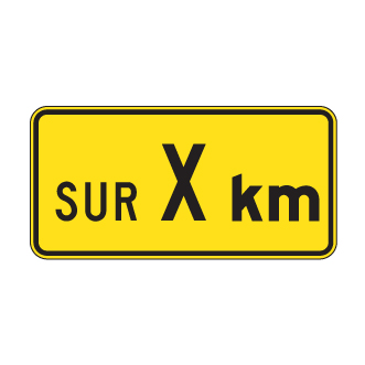 Panonceau d'étendue