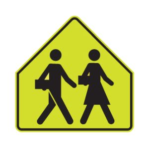 Début d'une zone scolaire