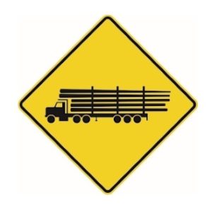 Passage pour camions de bois en longueur (grumiers)