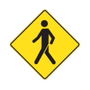 Signal avancé de passage pour piétons