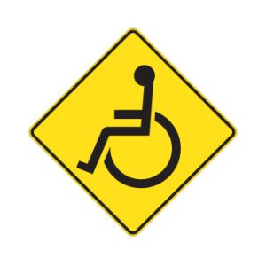 Signal avancé de passage pour personnes atteintes de déficience physique