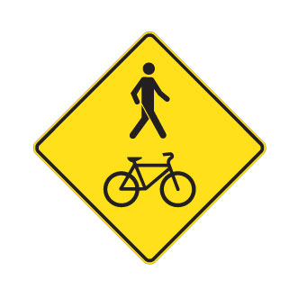 Signal avancé de passage pour piétons et pour bicyclettes