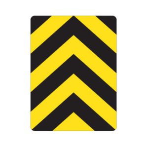 Balise de danger contournement à gauche et à droite