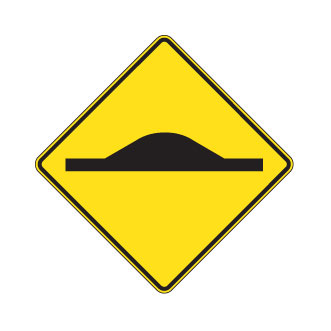 Présence d'un dos d'âne