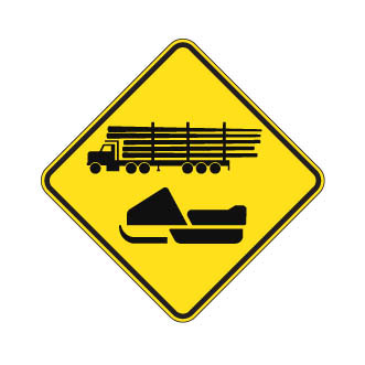 Chaussée désignée pour grumiers et motoneiges