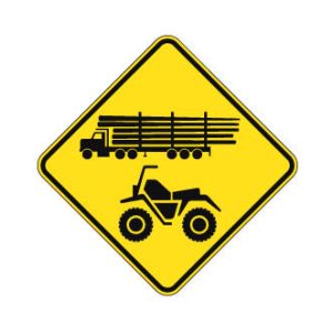 Chaussée désignée pour grumiers et quads