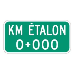 Km étalon 0+000