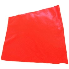 Drapeau orange 16" x 16" sans bandes réfléchissantes