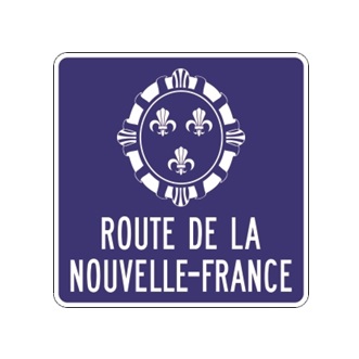 Panneau d'acheminement vers la route ou le circuit touristique