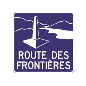 Panneau d'acheminement vers la route ou le circuit touristique