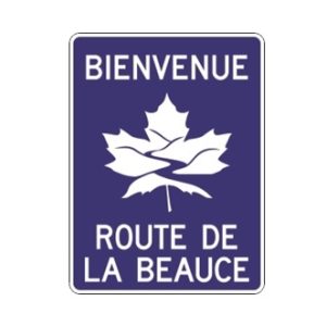 Identification de la route ou du circuit touristique