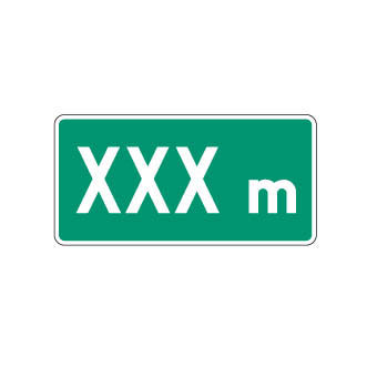 Panonceau de distance