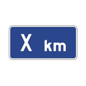 Panonceau de distance