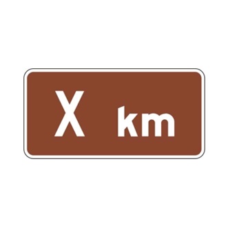 Panonceau de distance