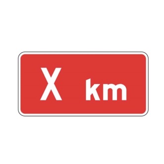 Panonceau de distance