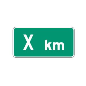 Panonceau de distance