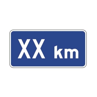 Panonceau de distance