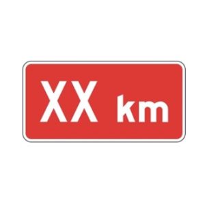 Panonceau de distance