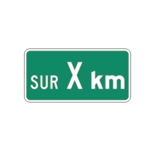 Panonceau d'étendue (sur X km)