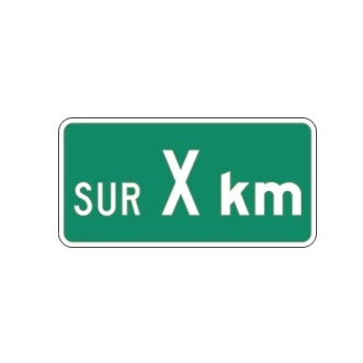 Panonceau d'étendue (sur X km)