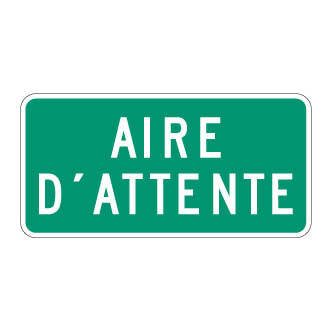 Panonceau aire d'attente