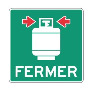 Rappel de l’obligation de fermer les bonbonnes de gaz